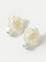 Boucles d'oreilles Femme Floral Toutes Les Saisons Élégant Quotidien Perle Pendre Acrylique