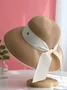 Bonnets Bloc de Couleur Toutes Les Saisons Vacances Plastique Quotidien Paille Régulier pour Femmes