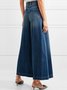 Jeans Décontracté Plain Printemps / Automne Taille Haute Micro-élasticité Pantalon à la cheville Toile de Jean Droit Poche Couture pour Femmes