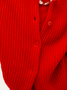 Cardigans Plain Printemps / Automne Urbain Quotidien Fil/fil de laine Régulier à Manches de Raglan Régulier Élasticité moyenne pour Femmes