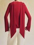 T-shirts Femmes Plain Printemps / Automne Élégant Polyester Serré Manches Longues Ligne T Manches régulières ensemble