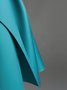 Manteaux de Tranchée Plain Printemps / Automne Urbain Polyester Faire la navette Manches Longues à Col Revers Ligne X Poche Couture pour Femmes