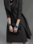 Robes Femmes Plain Été Urbain Polyester Naturel Coupe Régulière Faire la navette Ligne X Régulier
