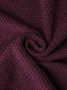 Robes Élégant Unicolore Automne Mi-longue-Poids Micro-Élasticité Quotidien Laine/Tricot Mi-longue-Long A-ligne pour Femmes