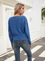 Pull Gris Doux Tricoté