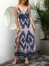 à Bretelles Boho Imprimé Combinaison & Salopette Combinaison