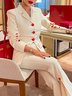 Blazer Femme Plaine L'automne Elé Polyester Quotidien Manches Longues Normal Normal Autres