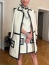 Cuir Manteaux Femmes Bloc de Couleur Automne Urbain PU Aucune élasticité Faire la navette Manches Longues Droit Régulier