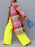 Manteaux de Tranchée Printemps / Automne Plaid Urbain Ceinture Micro-élasticité Régulier Régulier Manches régulières Poche Couture pour Femmes