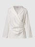 Manches Longues Coupe Régulière Dame Unicolore Blazer